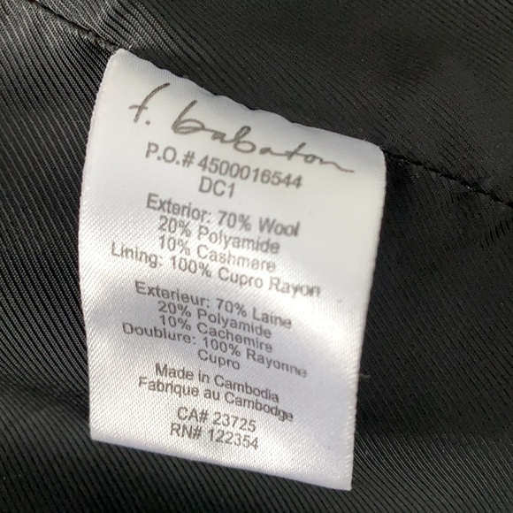 Great condition! Aritzia Babaton Cashmere Wool Blend Coat - Picture 5 of 7